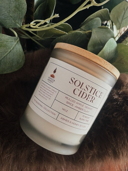 Solstice Cider | Mulled Apple 🞗 Desert Spice 🞗 Amber Clay