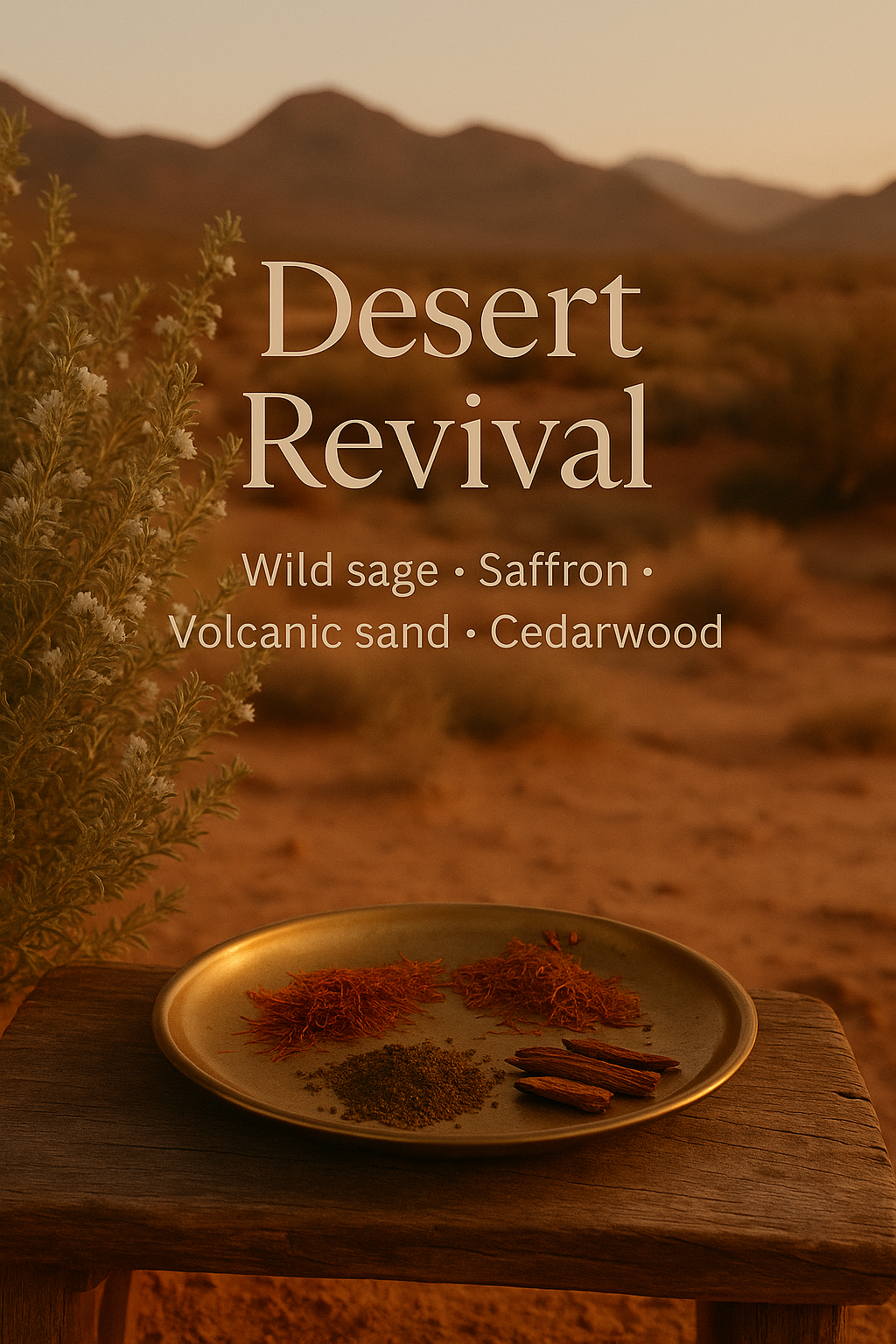 Desert Revival – Eclipse Edition | Volcanic Sands 🞗 Sacred Sage 🞗 Saffron Smoke